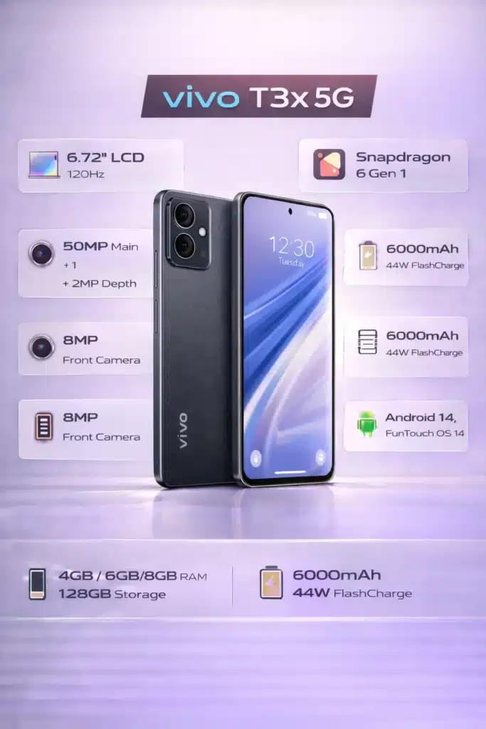 Vivo T3x 5G