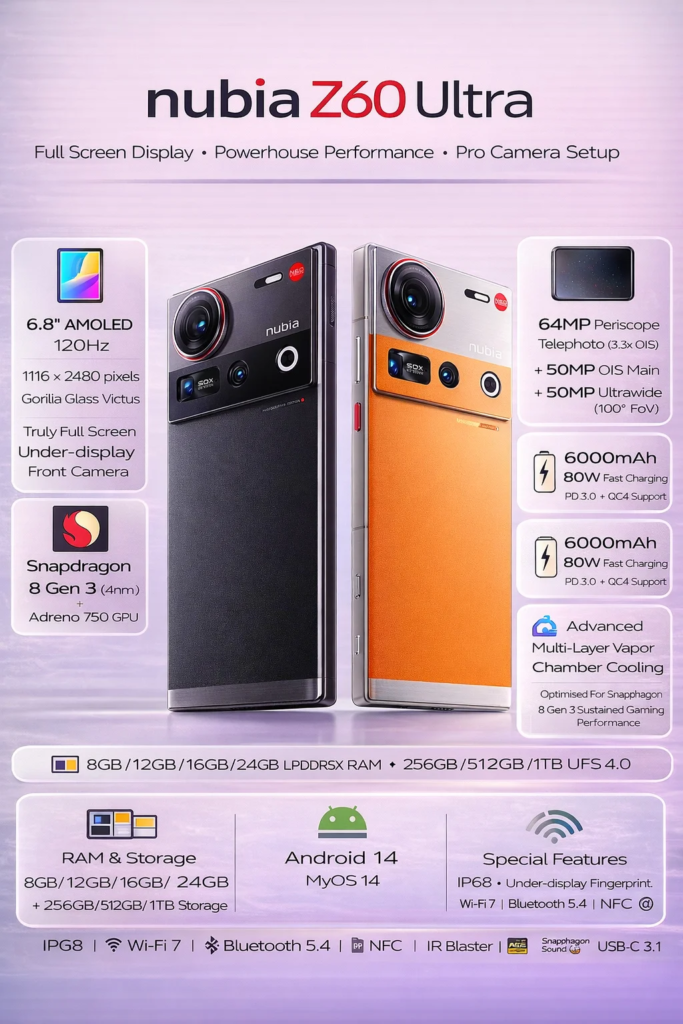 Nubia Z60 Ultra