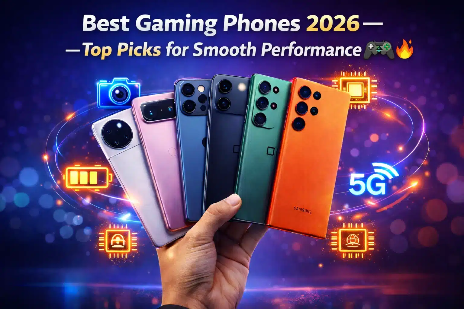 Best Gaming Phones 2026 – Top Picks for Smooth Performance 🎮🔥