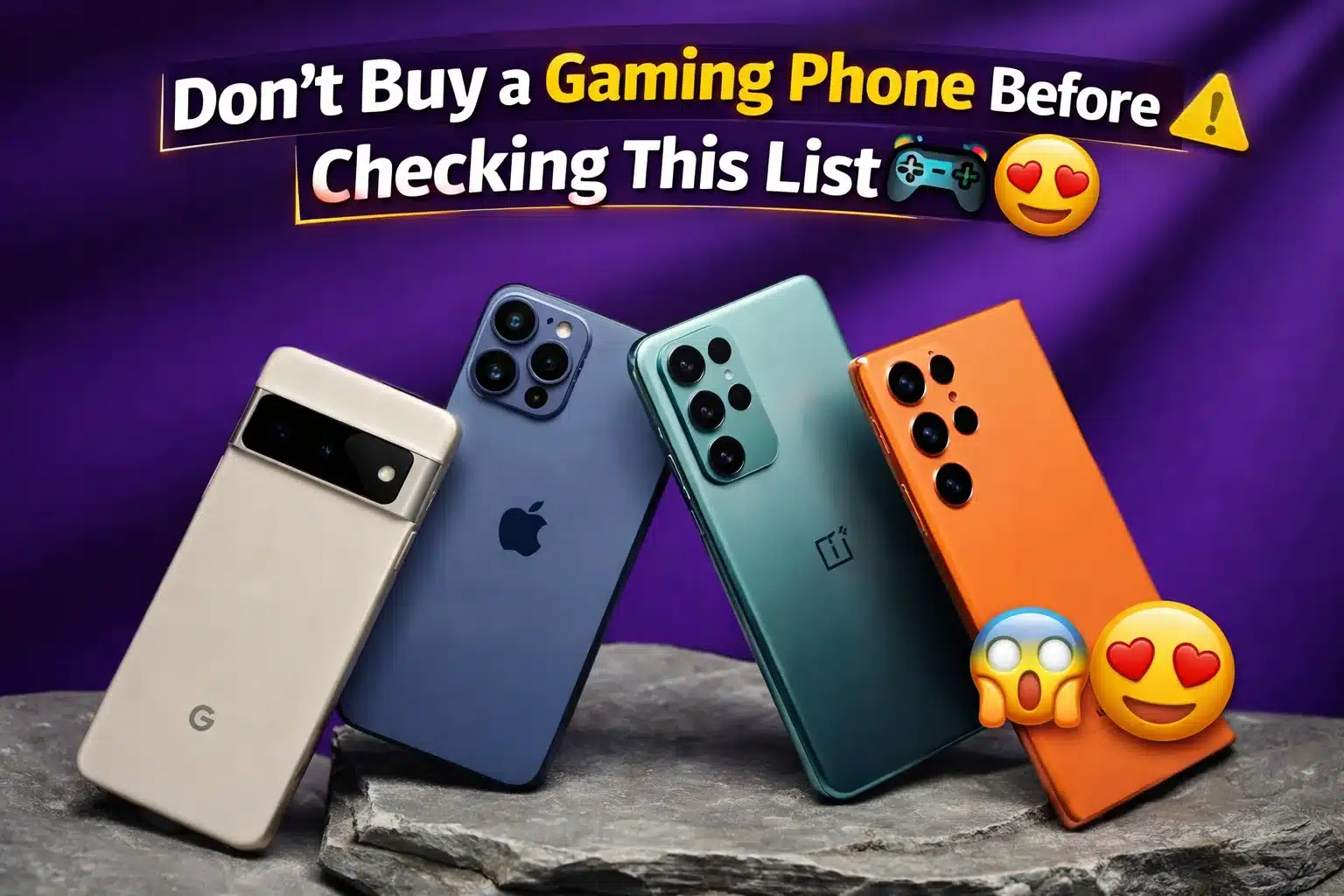 Don't Buy a Gaming Phone Before Checking This List 🎮⚠️