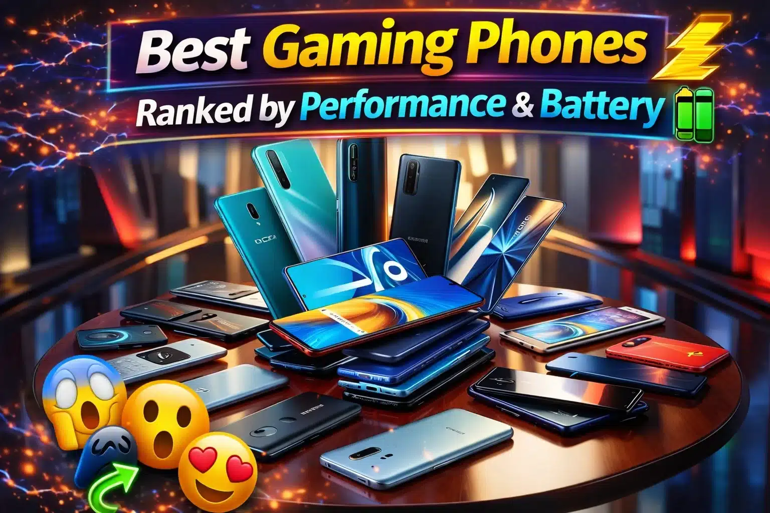 Best Gaming Phones Ranked by Performance & Battery ⚡🔋
