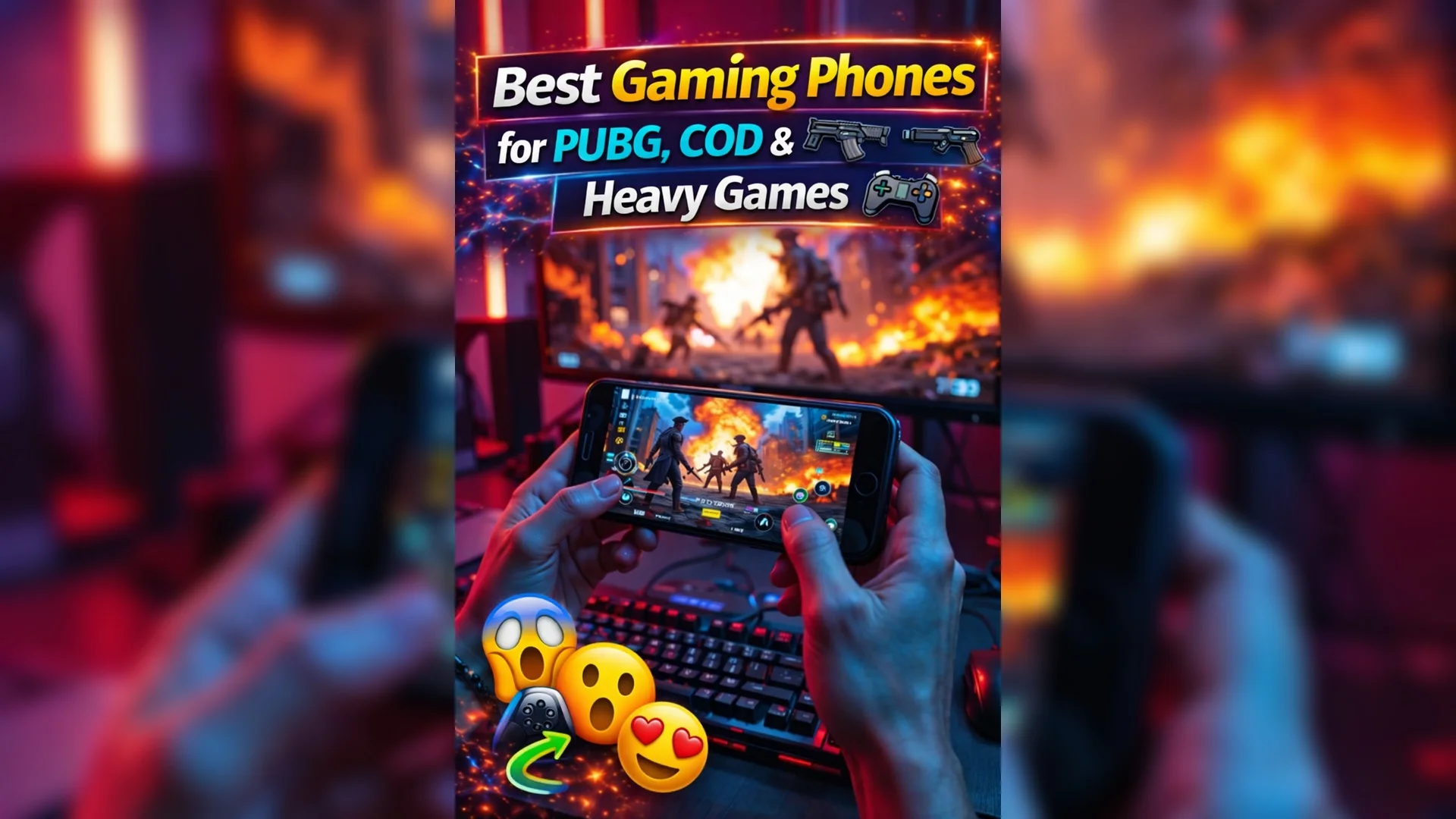 Best Gaming Phones for PUBG, COD & Heavy Games 🎮🔫