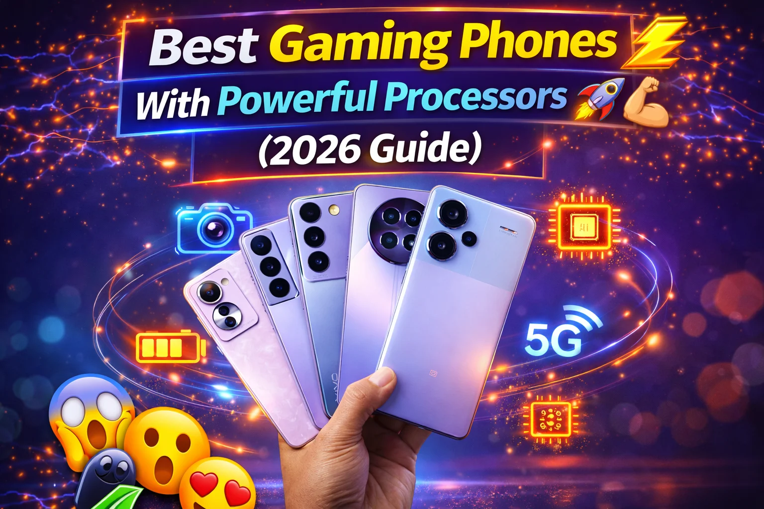 Best Gaming Phones With Powerful Processors (2026 Guide) 🚀💪