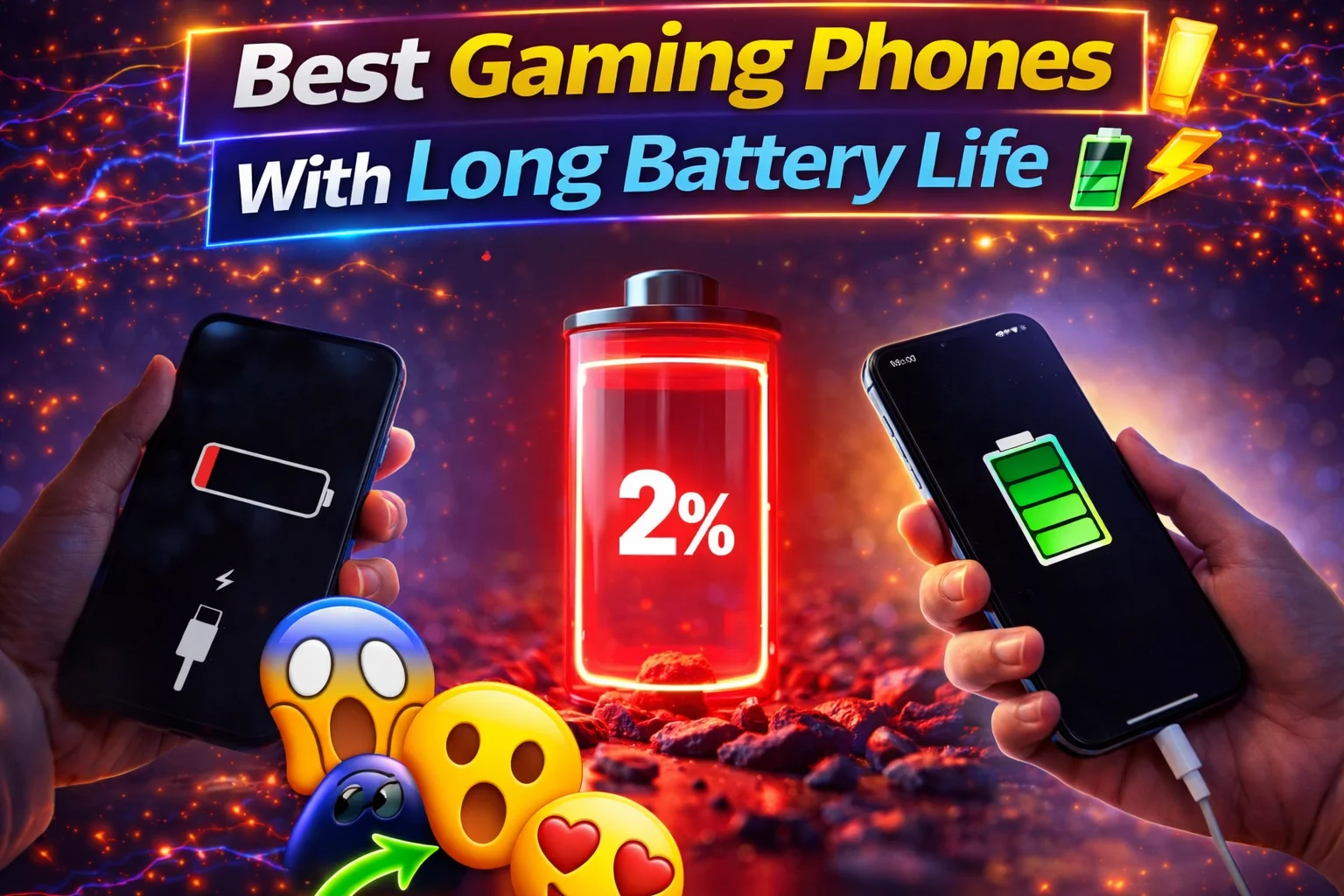 Best Gaming Phones With Long Battery Life 🔋⚡