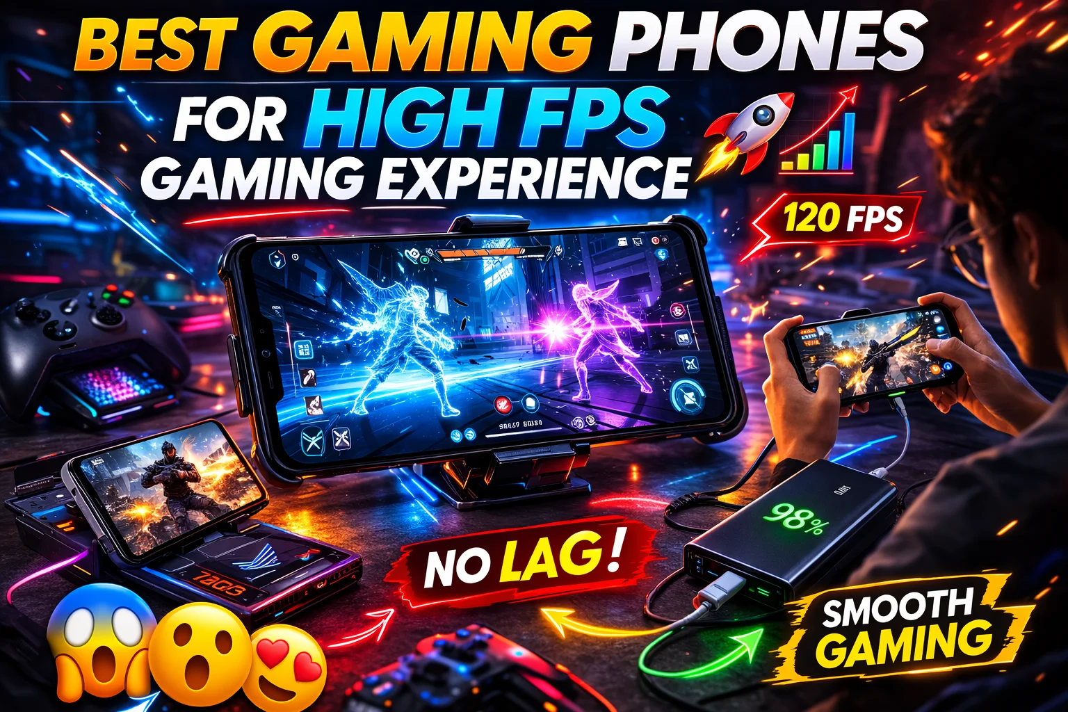 Best Gaming Phones for High FPS Gaming Experience 🚀📈
