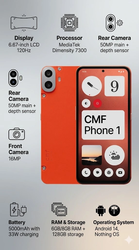 CMF Phone 1 by Nothing