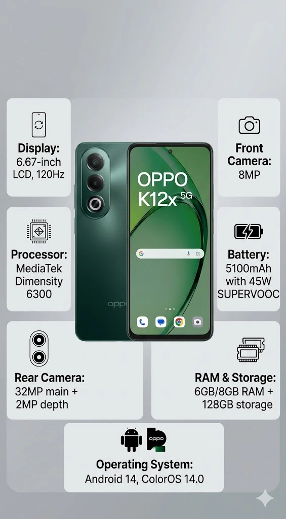 Oppo K12x 5G